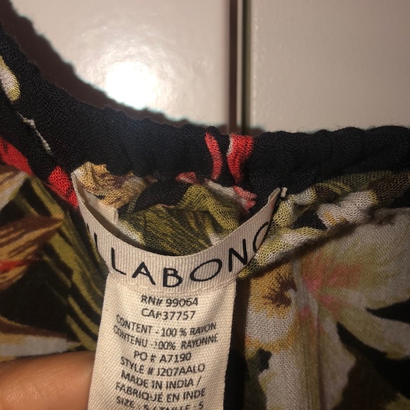 BILLABONG STRAPLESS FLORAL ROMPER - Picture 4 of 4